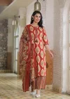K 1176 By Naisha Cotton Printed Kurti With Bottom Dupatta 